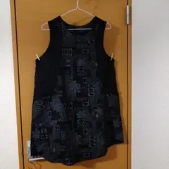 ノースリーブ花柄チュニック