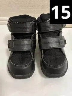 【美品】asics スクスク ブラック　15 アシックス