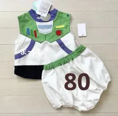 新品未使用　❤️トイストーリー❤️バズ❤️ コスチューム　フタフタ　80. ディズニー