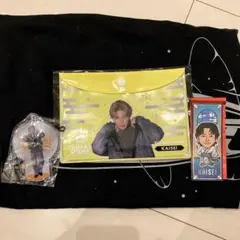 武知海青 ポーチ レア 実写　クリアチャーム　千社札　セット