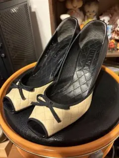 ジ*ナ様 ダイアナ　 オープントゥパンプス　24cm