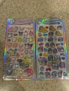 うるちゅる POP SEAL サンリオキャラクターズ　タキシードサム　2種セットのサムネイル