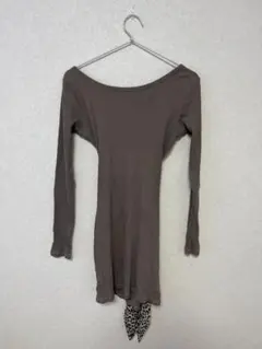 GYDA バックリボンワンピース 長袖