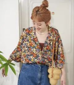 B.C STOCK Kanako produce アソート花柄シャツのサムネイル
