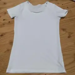 ホワイト 半袖 アンダーシャツ