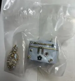 JILL by JILLSTUART ミニブローチバニティキーホルダー2 水色