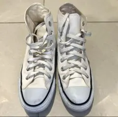 美品CONVERSE ALL STAR ホワイト ハイカットスニーカー24cm