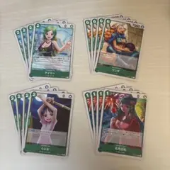 ワンピースカードゲーム　緑デッキ　パーツ