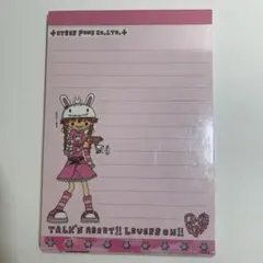 平成レトロ キューティパンク CUTIE PUNK メモ帳