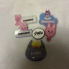 Stray Kids skzoo ネームバッジ DWAEKKI トェッキ