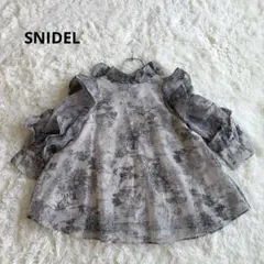 完売品 SNIDEL スナイデル オーガンジーフリルブラウス美品 トワルドジュイのサムネイル
