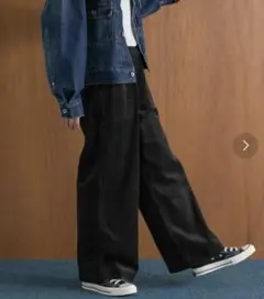 アーバンリサーチサニーレーベル コーデュロイベイカーイージーパンツ