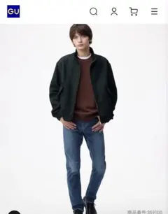 GU ストレッチスリムジーンス+EC(丈長め83.0cm) - 29inch