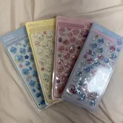 しずくちゃん　うるおいちゃん　みるみるちゃん　ボンボンドロップ シール4枚SET