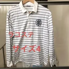 LACOSTE ストライプポロシャツ サイズ4