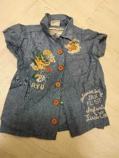 BREEZEブリーズ 刺繍入りデニムシャツ