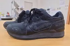 良品☆アシックス GEL-LYTE III 3 スニーカー 23.5cm 黒
