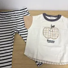 80cm 半袖Tシャツ レギンス 保育園着おすすめ