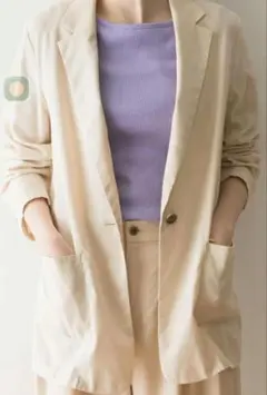 【URBAN RESEARCH】 ベージュ テーラードジャケット