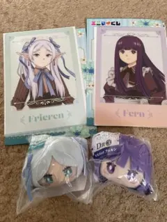 エニマイくじ 葬送のフリーレン フリーレン フェルン クリアポスター マスコット