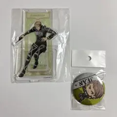 進撃の巨人　ジャン　アクリルスタンド　缶バッジ
