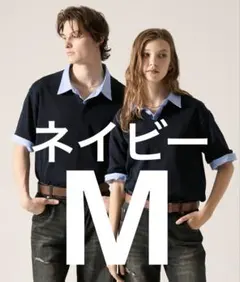 clel ギザ コットン 半袖 スキッパー ポロ シャツ ダークグレー xs 
