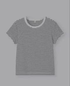 GU リブボーダーT 半袖のサムネイル