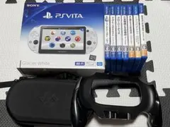 PS Vita Glacier White 本体 + ソフト10本(画像2枚目)