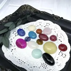 天然石カボション　オーバル・ラウンド