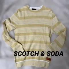 SCOTCH & SODA ストライプニットセーター Mのサムネイル