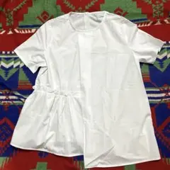 ⭐️ABITOKYO 半袖ブラウス　ホワイト　M 未使用のサムネイル