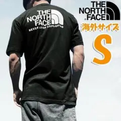 ノースフェイス Tシャツ バックプリント 黒 新品 海外S 日本M相当 tb