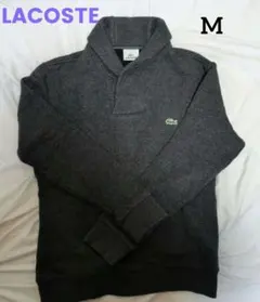 Lacoste ダークグレー ハイネックカットソーM
