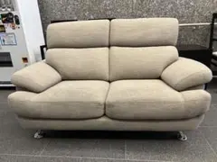 格安★ニトリ　コウテイ　ハイバックソファ　ファブリックソファ　2人がけ