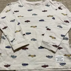 PETIT MAIN 車柄 長袖カットソー 110