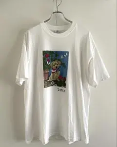 美品 00s SPCA 犬プリントTシャツ YAZBEKタグ メキシコ製 XLのサムネイル