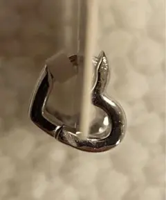 ピアス　ミニ　ハート　フープ