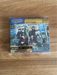 【美品】SixTONES／GOLD初回盤Ｂ CD＋Blu-ray トレカ特典付き