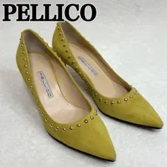 美品 PELLICO ペリーコ　ポインテッドトゥ　パンプス　スタッズ　スエードのサムネイル