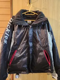 Dickies フード付きジャンパー 黒/グレー