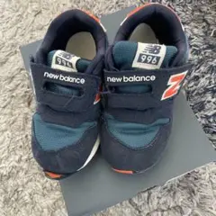 New Balance 996 ネイビー/オレンジ スニーカー
