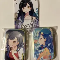プロセカ　白石杏　クリフェス　エピカ　箔押し　スクエア缶バッジ