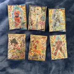 スーパードラゴンボールヒーローズ ゴールドレアカード6枚セット