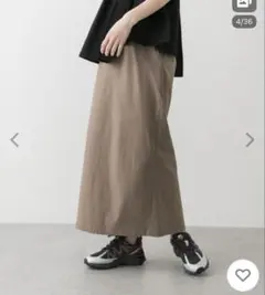 スカート 「WEB/一部店舗限定サイズ」ストレッチサスツキハイウエストスカート