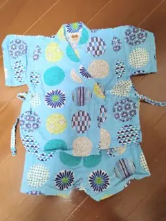 水玉模様 甚平 80cm　男の子　花火