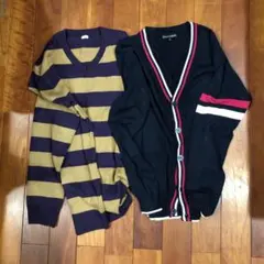 メンズ　セーター　カーディガン