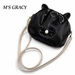 【極美品】M’S GRACY ショルダーバッグ 猫モチーフ 2way ブラックのサムネイル