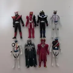 値下げ可☆懐かしの平成仮面ライダー☆ミニ☆ソフビ☆仮面ライダードライブ　全8体