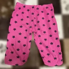 ピンク 星柄 ハーフパンツ