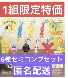 【1組限定】6種セミコンプ　ピクミン　めじるしアクセサリー